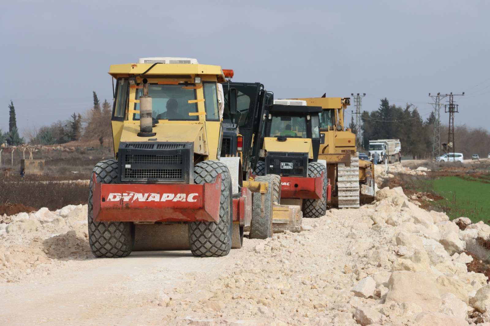 HARRAN–AKÇAKALE GRUP YOLUNDA HUMMALI ÇALIŞMA SÜRÜYOR