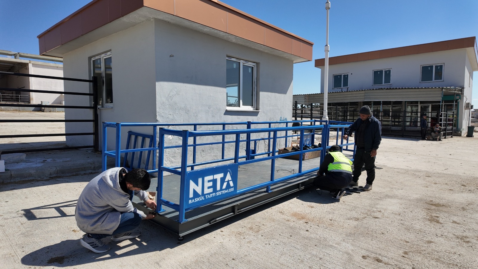 ŞANLIURFA CANLI HAYVAN BORSASI’NA ELEKTRONİK BASKÜL KURULDU