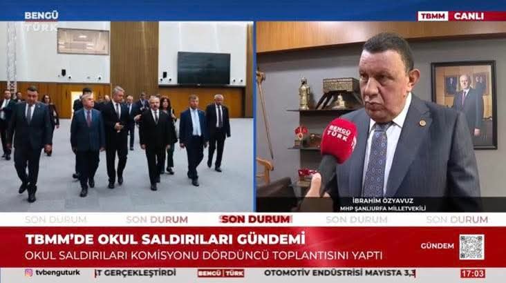 MHP’li Özyavuz’dan Okul Saldırıları Araştırmasına İlişkin Açıklama