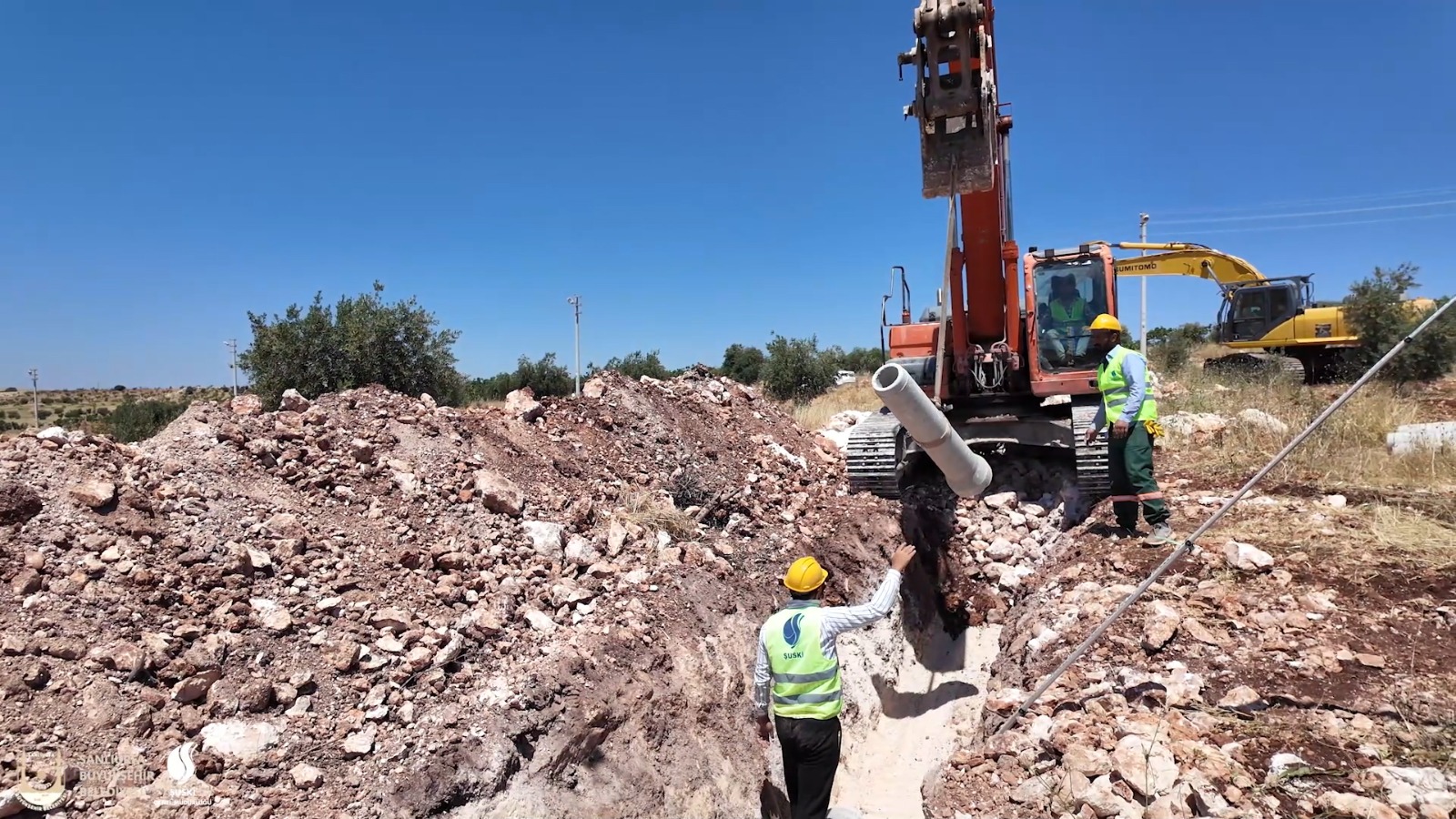 ŞUSKİ, HALFETİ’DE ALTYAPIYI GÜÇLENDİRİYOR