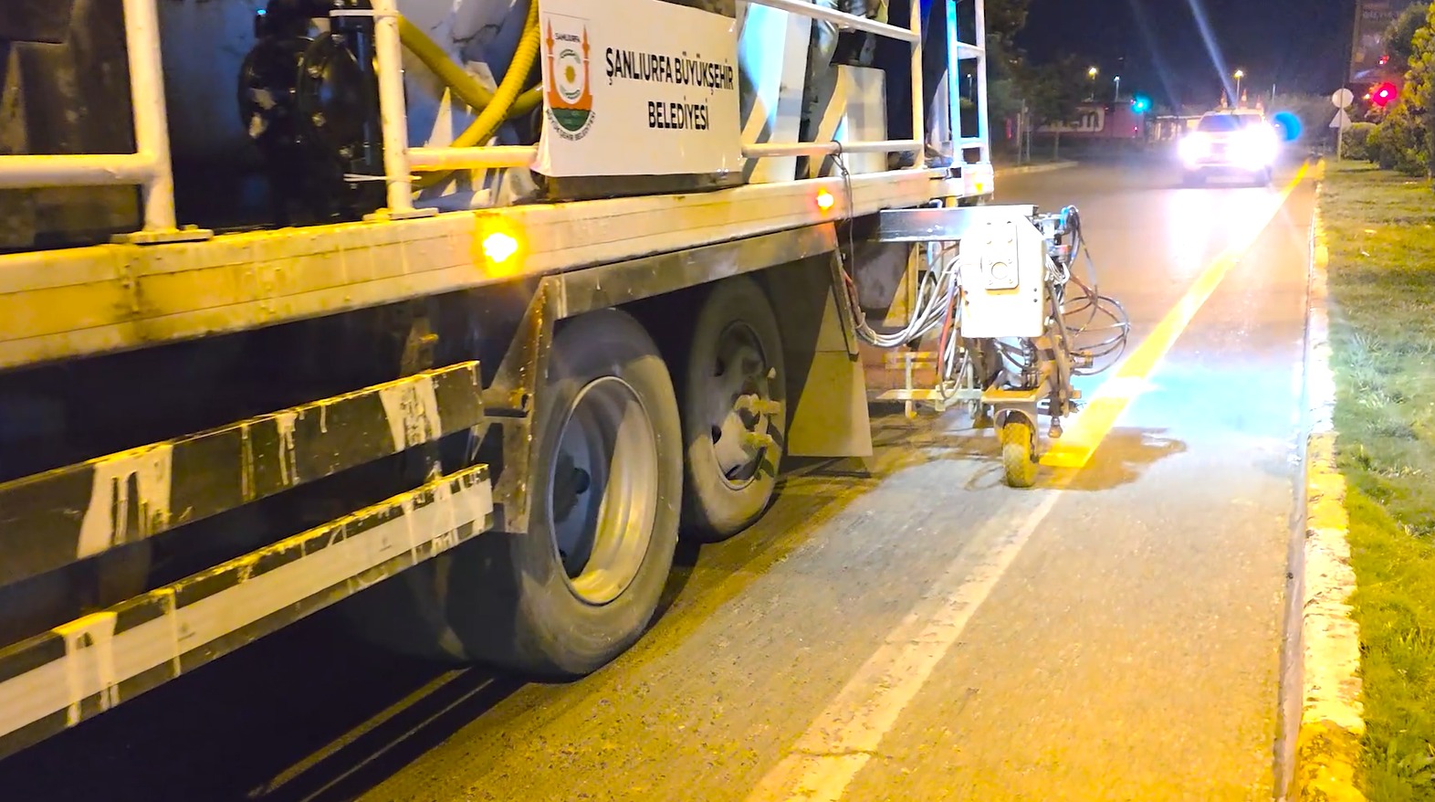 ŞANLIURFA'DA TRAFİK GÜVENLİĞİ İÇİN GECE GÜNDÜZ MESAİ