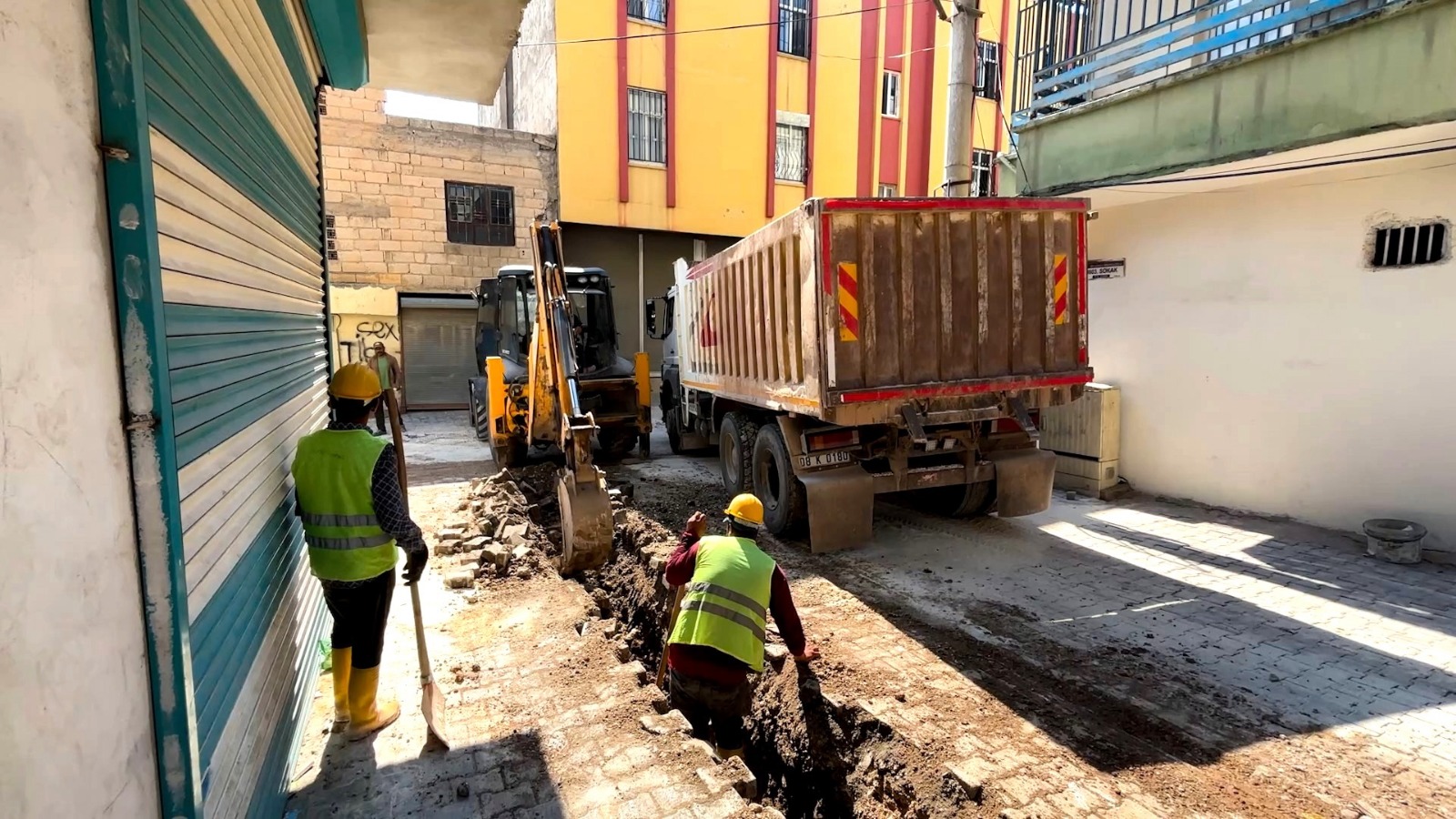 Eyyübiye Selçuklu Mahallesi’nde Doğalgaz Çalışmaları Başladı