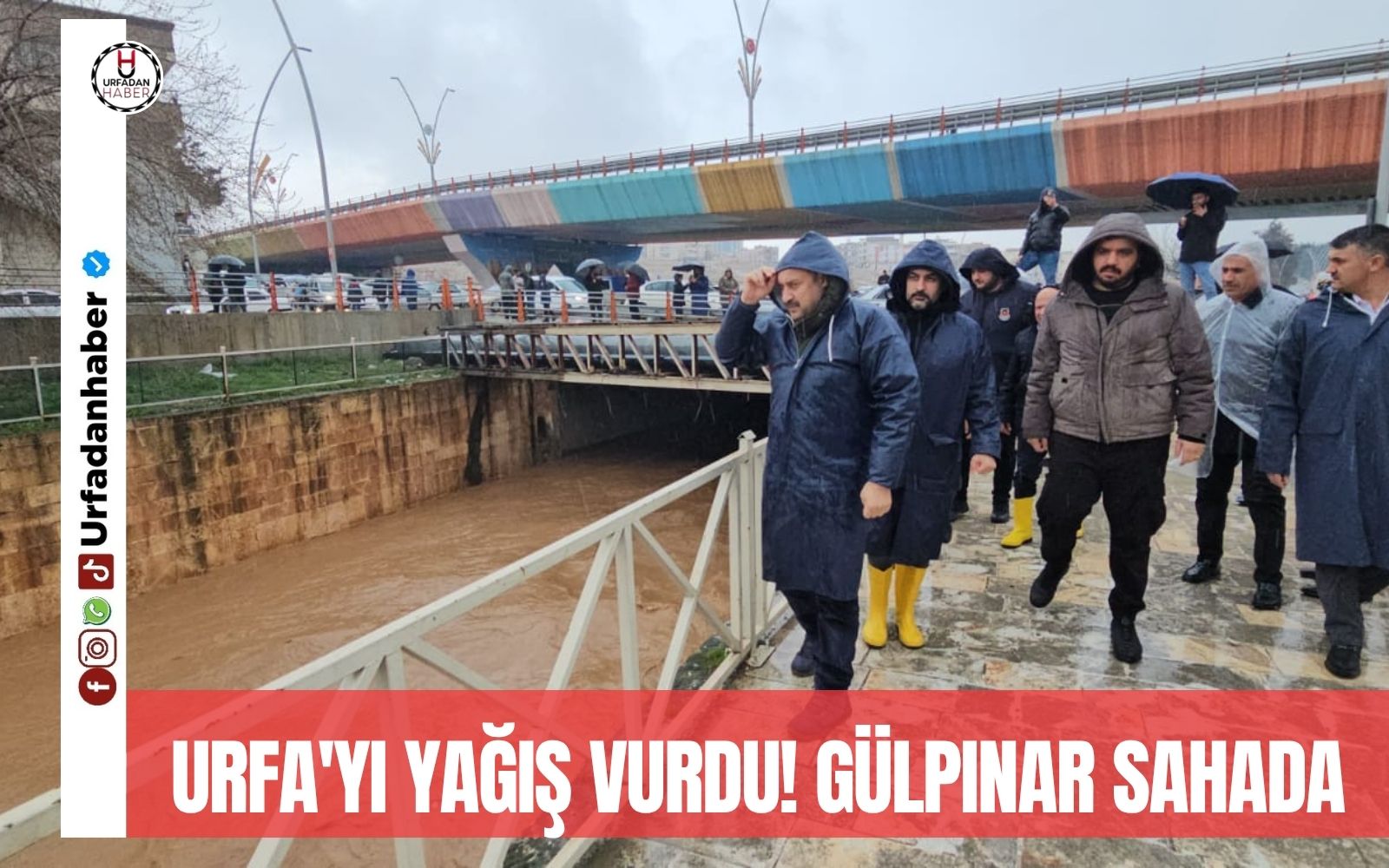 Urfa'yı Yağış Vurdu! Gülpınar Sahada