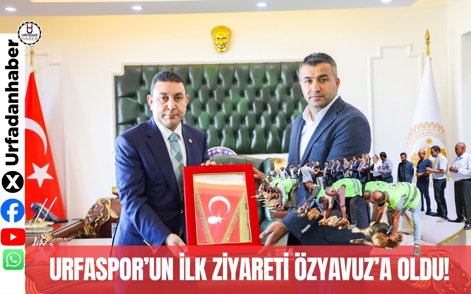 Urfaspor’un ilk ziyareti Özyavuz’a oldu! 