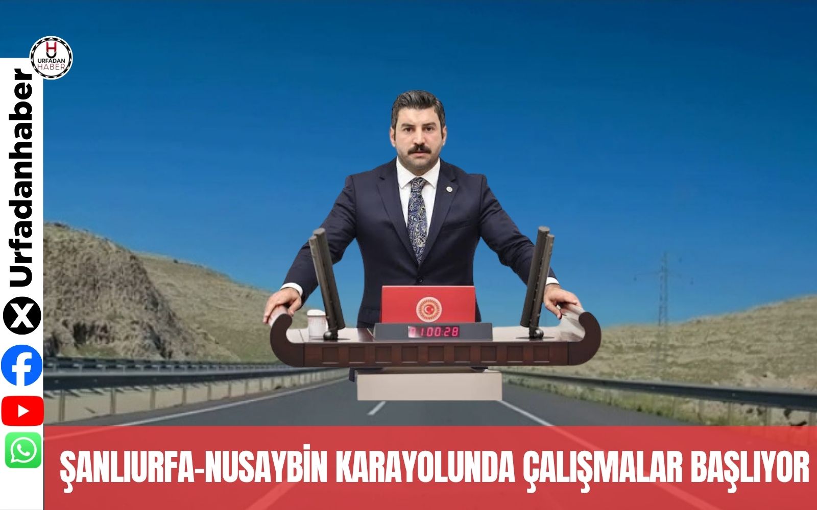 Şanlıurfa–Nusaybin Karayolu’nda Bakım Ve Onarım Çalışmalarına Başlanıyor.