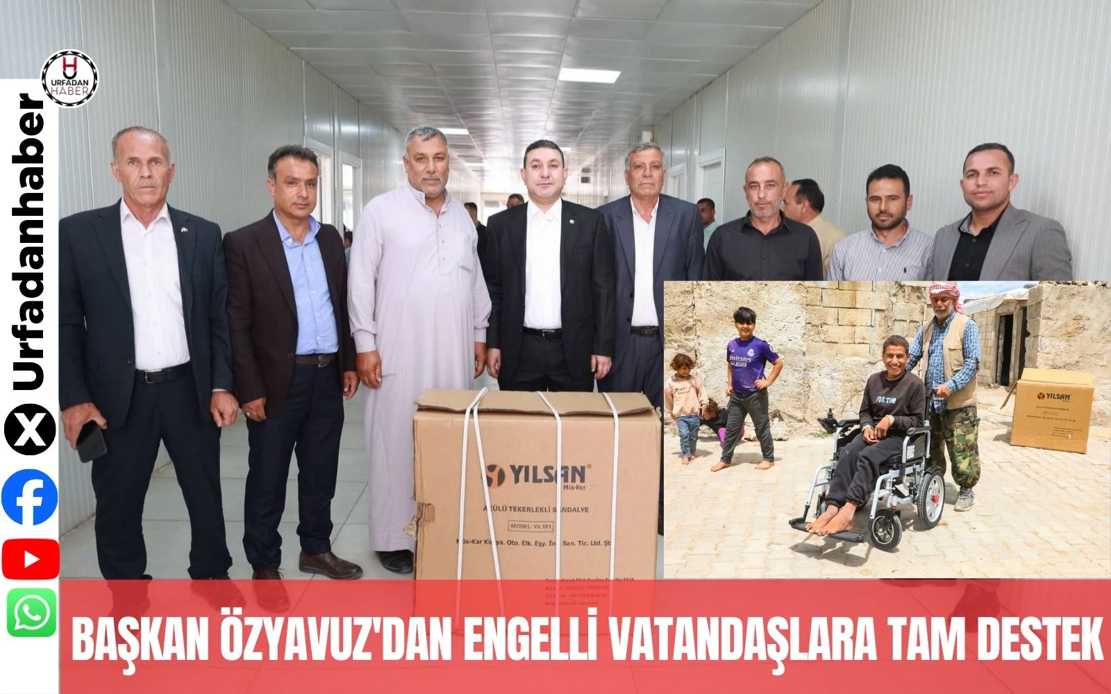 BAŞKAN ÖZYAVUZ'DAN ENGELLİ VATANDAŞLARA TAM DESTEK 