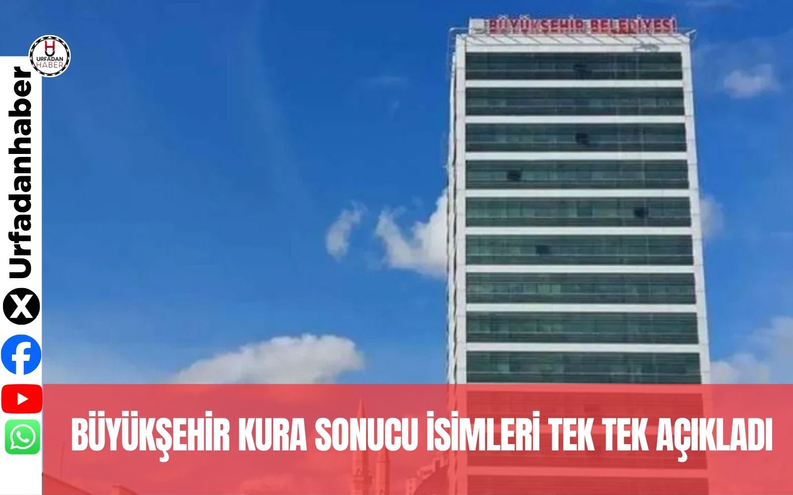 Büyükşehir kura sonucu isimleri tek tek açıkladı