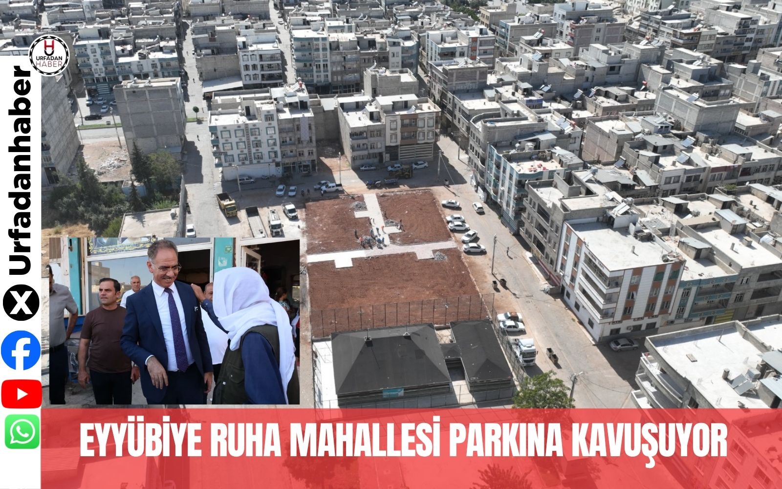 Eyyübiye Ruha Mahallesi Parkına Kavuşuyor
