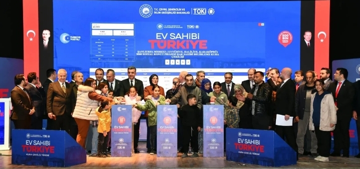 Şanlıurfa'da kura heyecanı! Hak sahipleri belli oldu!