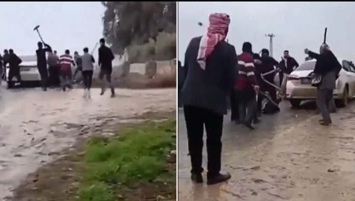 Akçakale’de taşlı, sopalı, kürekli kavga!