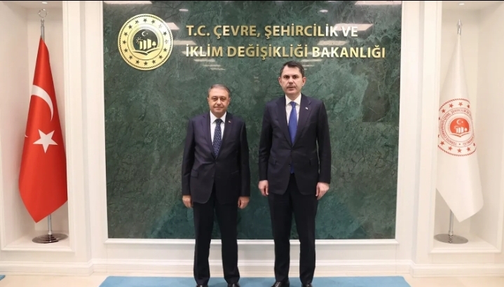 Şanlıurfa Valisi Hasan Şıldak’tan Bakan Kurum’a ziyaret