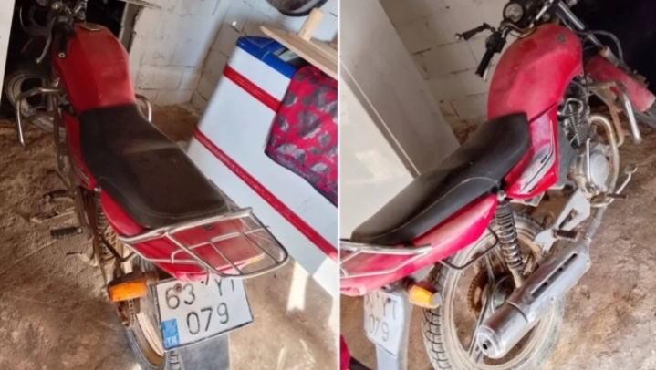Şanlıurfa’nın Harran ilçesinde motosiklet hırsızlığı!