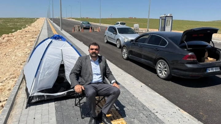 CHP Bozova İlçe Başkanı Gül’den TOKİ için eylem