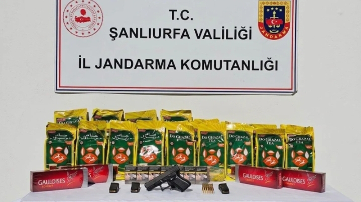 Şanlıurfa’da ruhsatsız silah ve kaçak ürün operasyonu