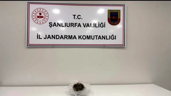 Viranşehir'de jandarmadan uyuşturucu operasyonu: Esrar ele geçirildi