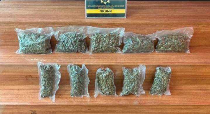 Şanlıurfa'da narkotik operasyonu: 2 kilo 600 gram ele geçirildi