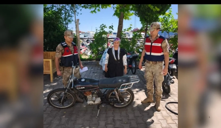 Urfa Siverek'te çalınan motosiklet 3 ay sonra bulundu!