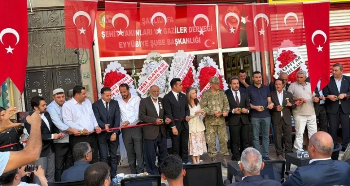 Şanlıurfa Şehit ve Gazi Yakınları Derneği Eyyübiye Şubesi açıldı