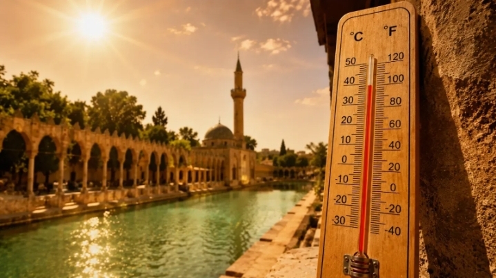 Şanlıurfa'da sıcaklık uyarısı: Kavurucu hava etkisini sürdürecek