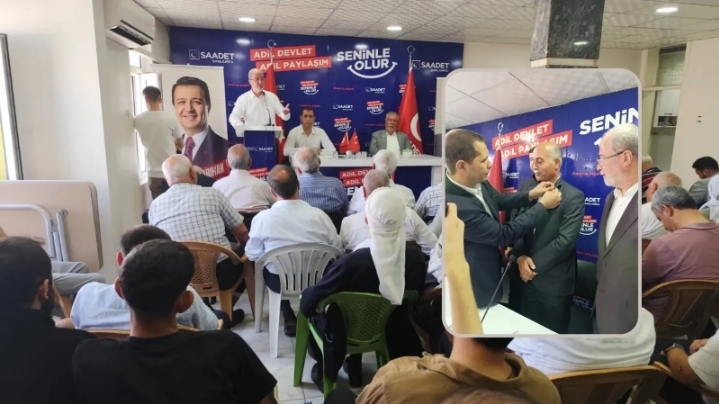 Saadet Partisi Şanlıurfa'da üye patlaması! Temmuzda 194 yeni isim teşkilata katıldı