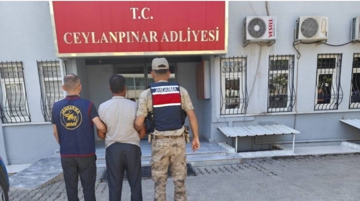 Şanlıurfa'da 10 yıl hapis cezası bulunan firari Ceylanpınar'da yakalandı!