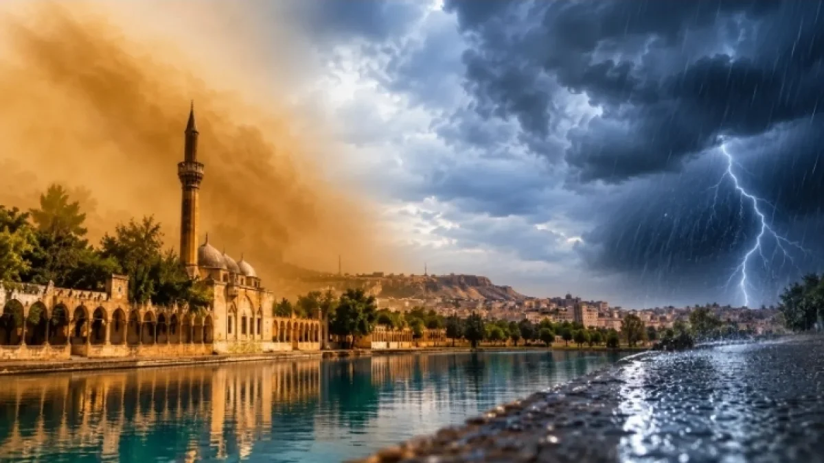 Şanlıurfa’da Sıcaklıklar Düşüyor! Meteoroloji’den Toz Taşınımı Ve Kuvvetli Yağış Uyarısı