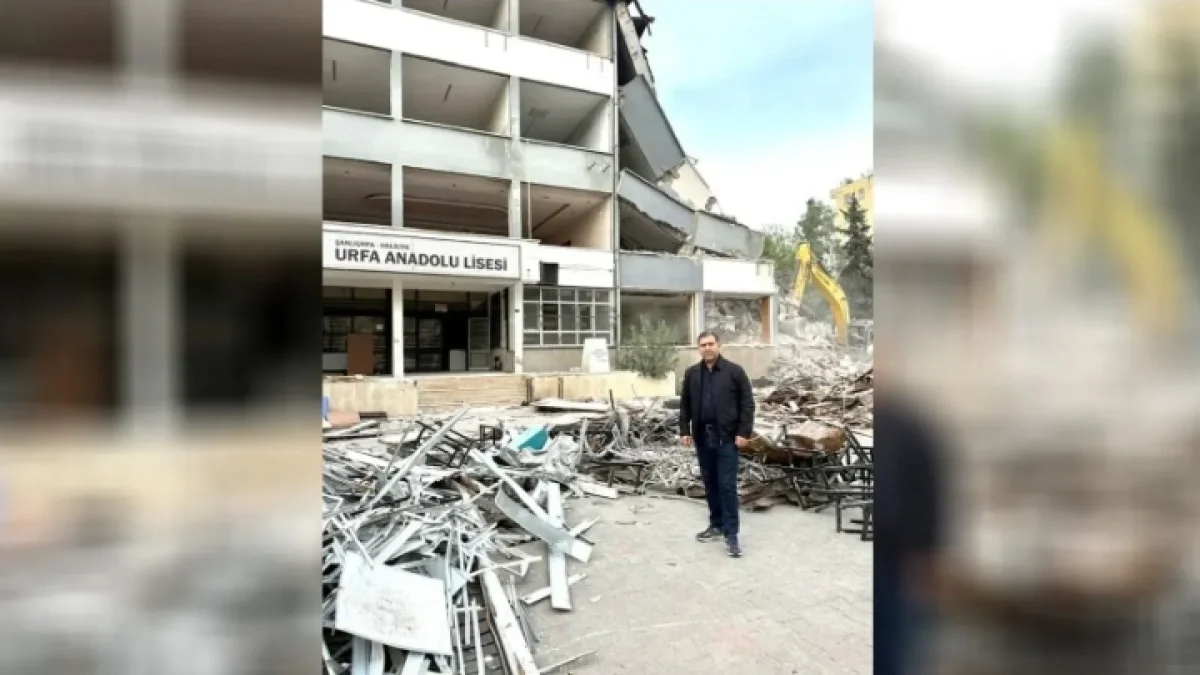 Urfa’nın köklü okullarındandı! Yıkılıp yeniden yapılacak