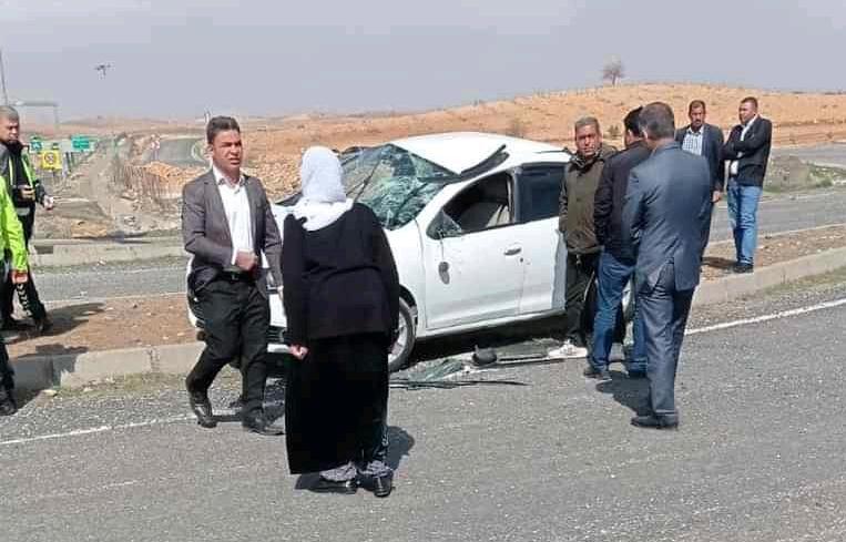 Suruç'ta nişana giden aile kaza yaptı