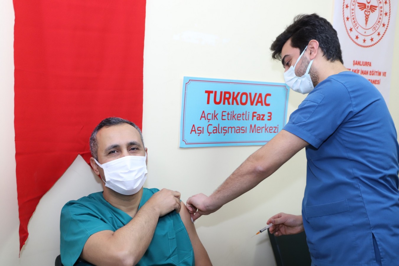 Şanlıurfa’da Turkovac aşısı