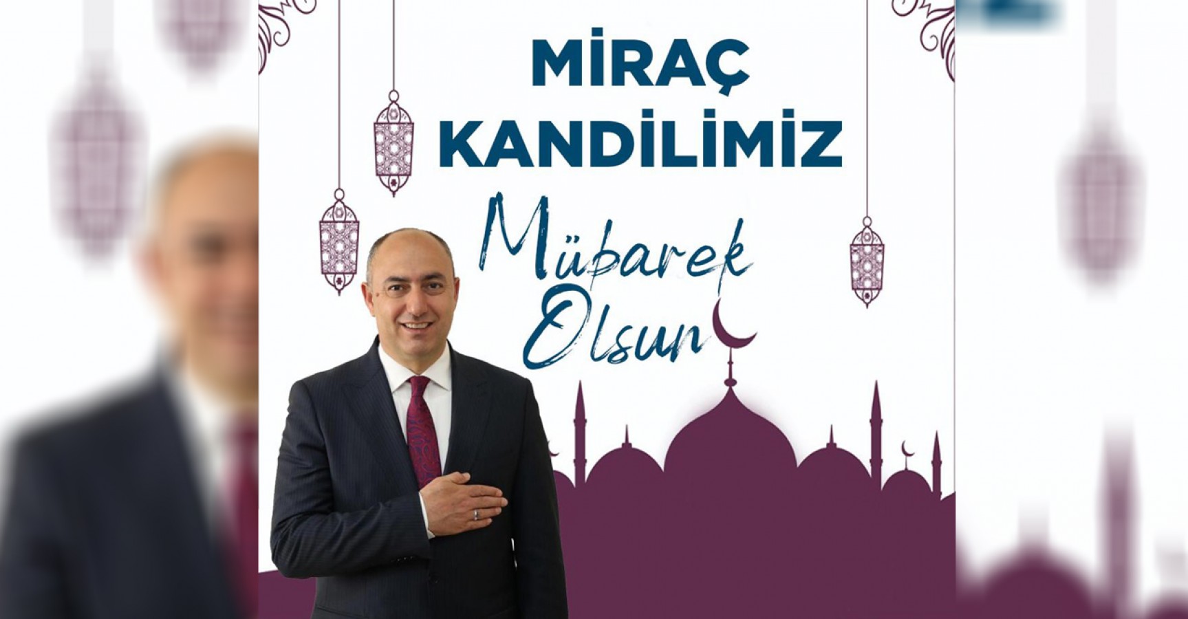 Başkan Aksoy’dan Miraç kandili mesajı