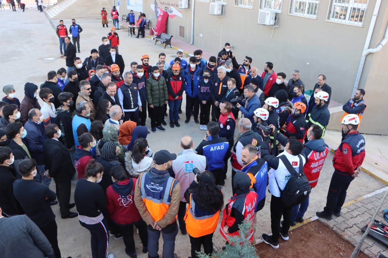 Şanlıurfa’da okullarda deprem tatbikatı
