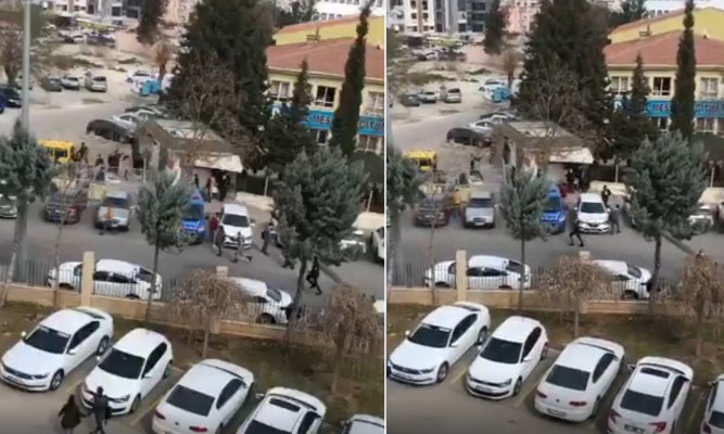 Şanlıurfa Adliyesi önündeki kavganın görüntüleri ortaya çıktı