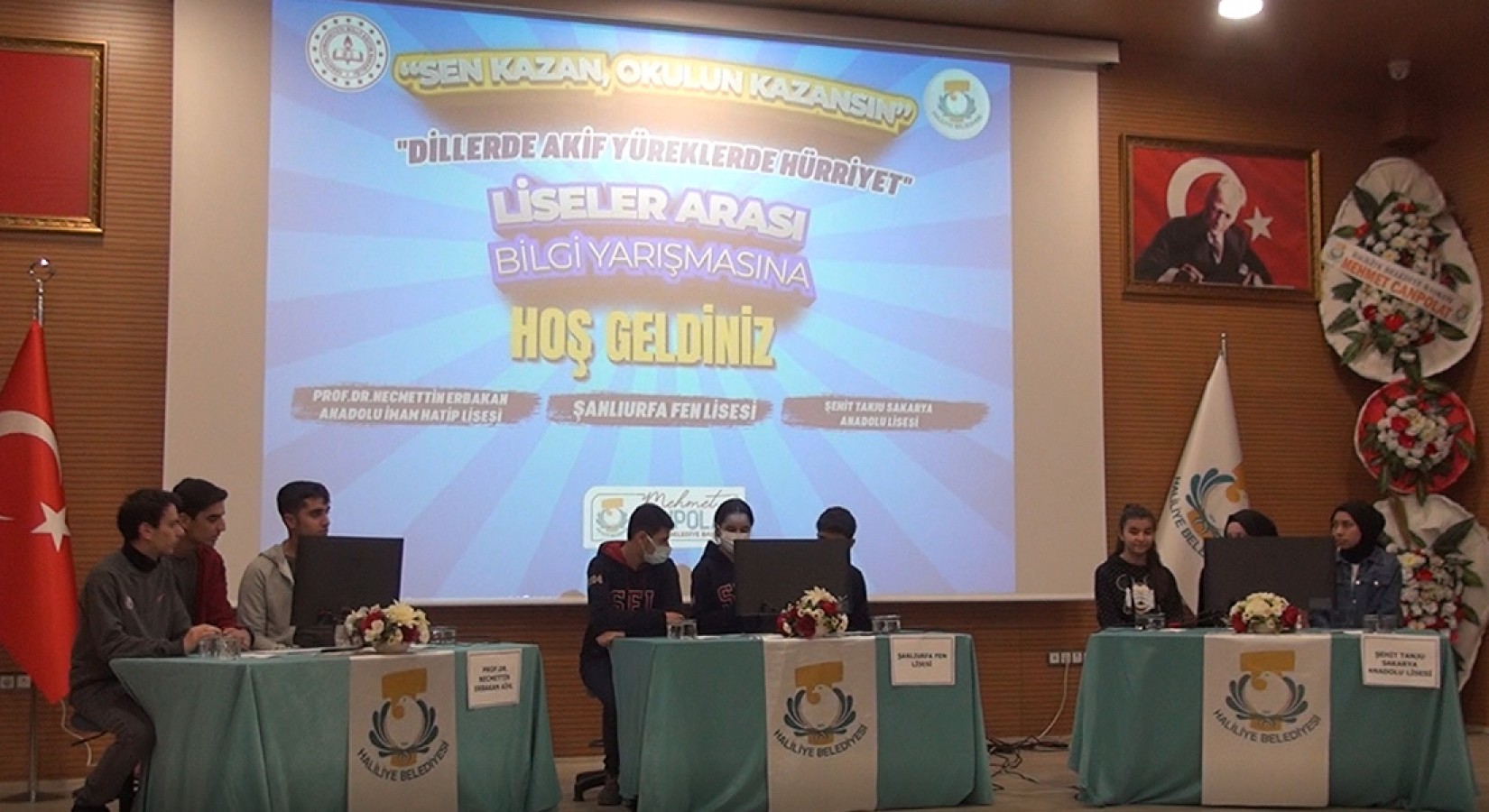 Haliliye'de bilgi yarışmasının finali yapıldı