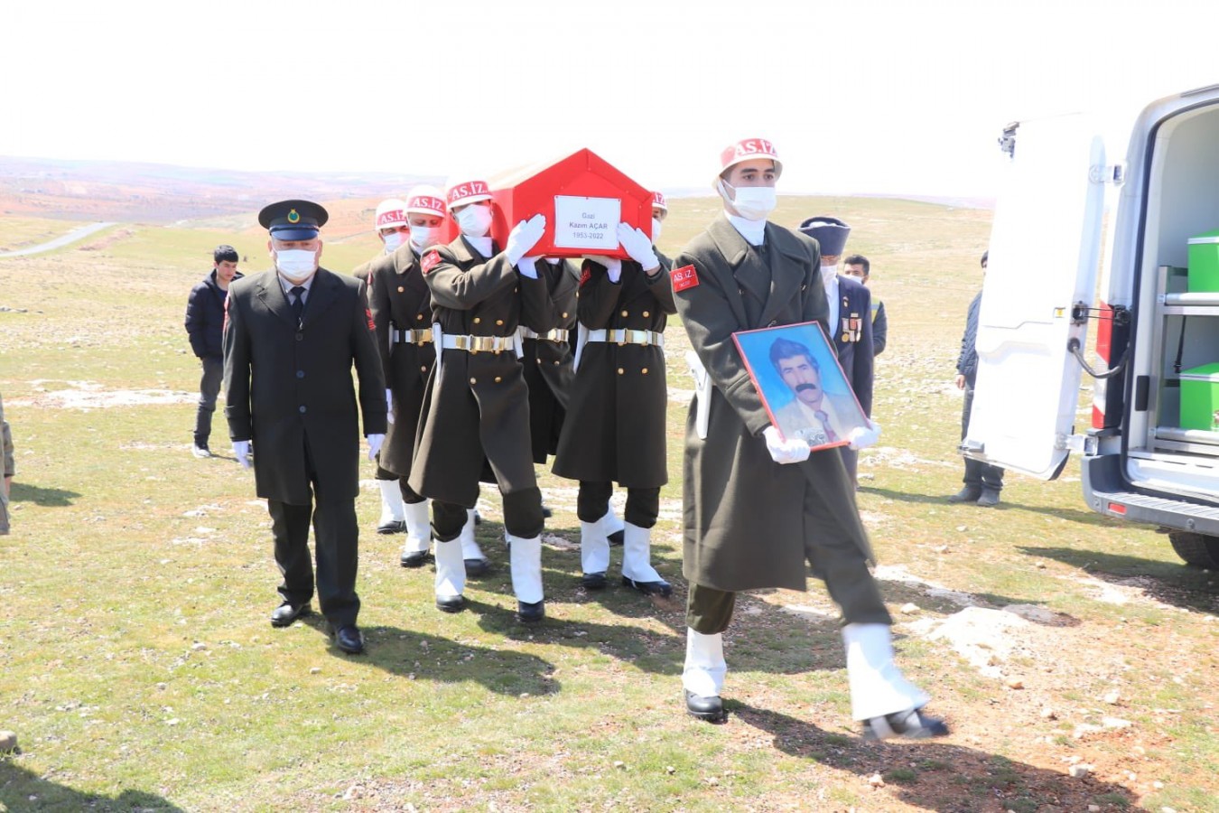 Kıbrıs gazisine son görev