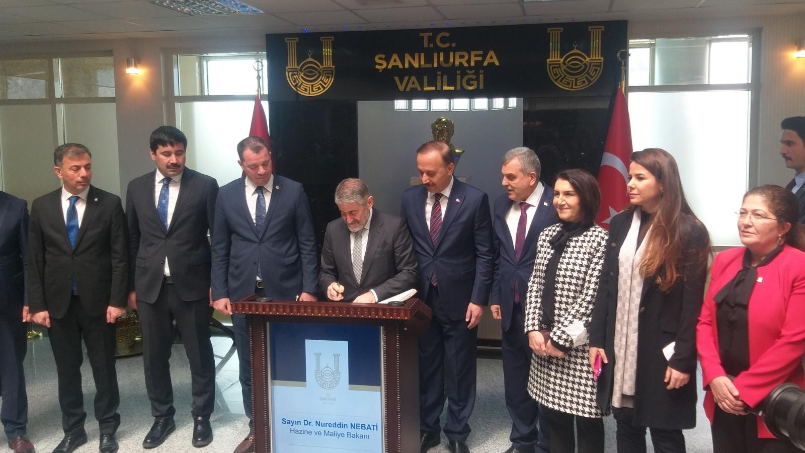 Bakan Nebati'den Şanlıurfa Valiliğine ziyaret
