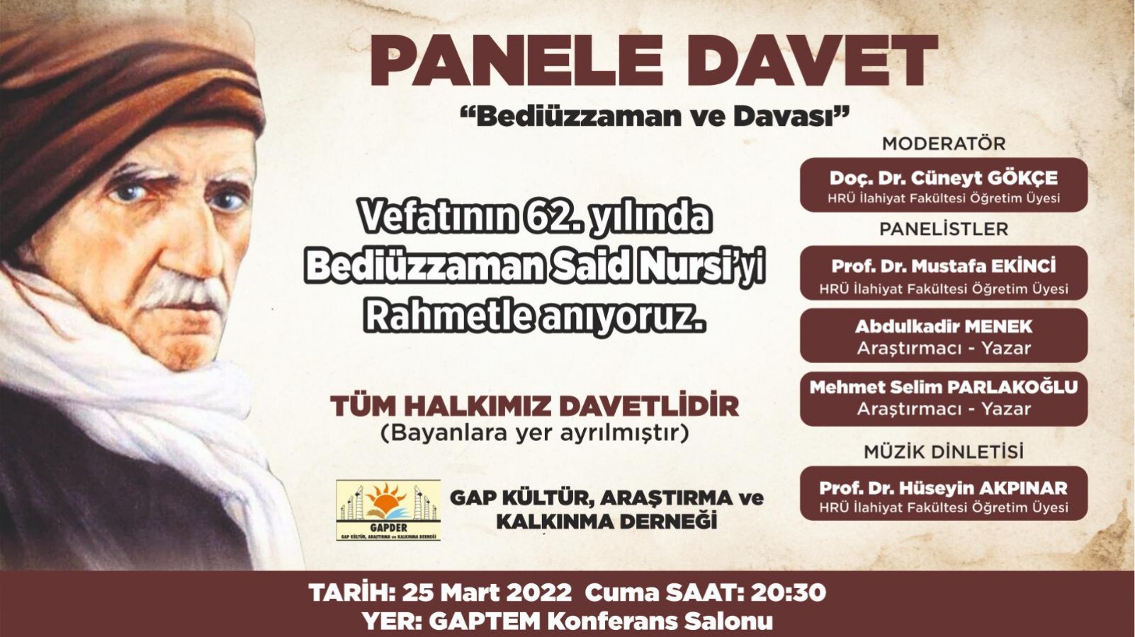 Bediüzzaman Said Nursi dualarla anılıyor