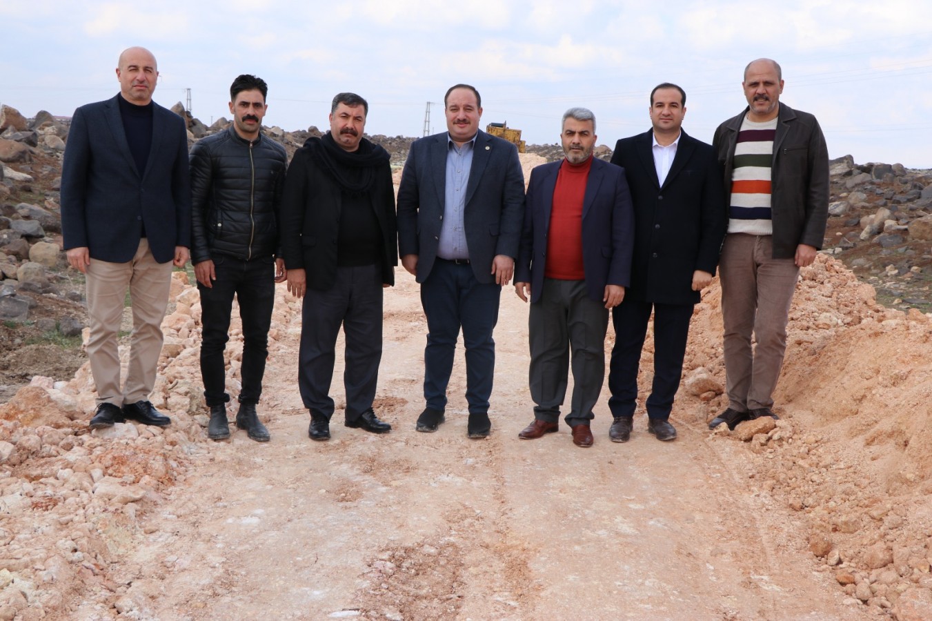 Ekinci Eyyüpnebi-Arısu arası yol çalışmasını denetledi