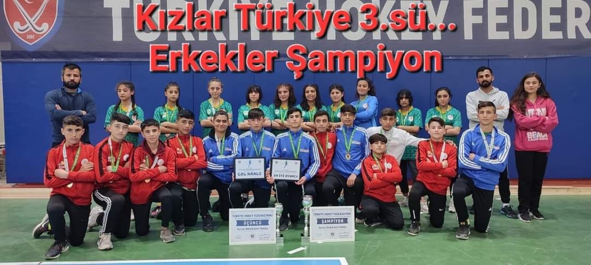 Suruç Belediyesinin hokey takımı Türkiye şampiyonu