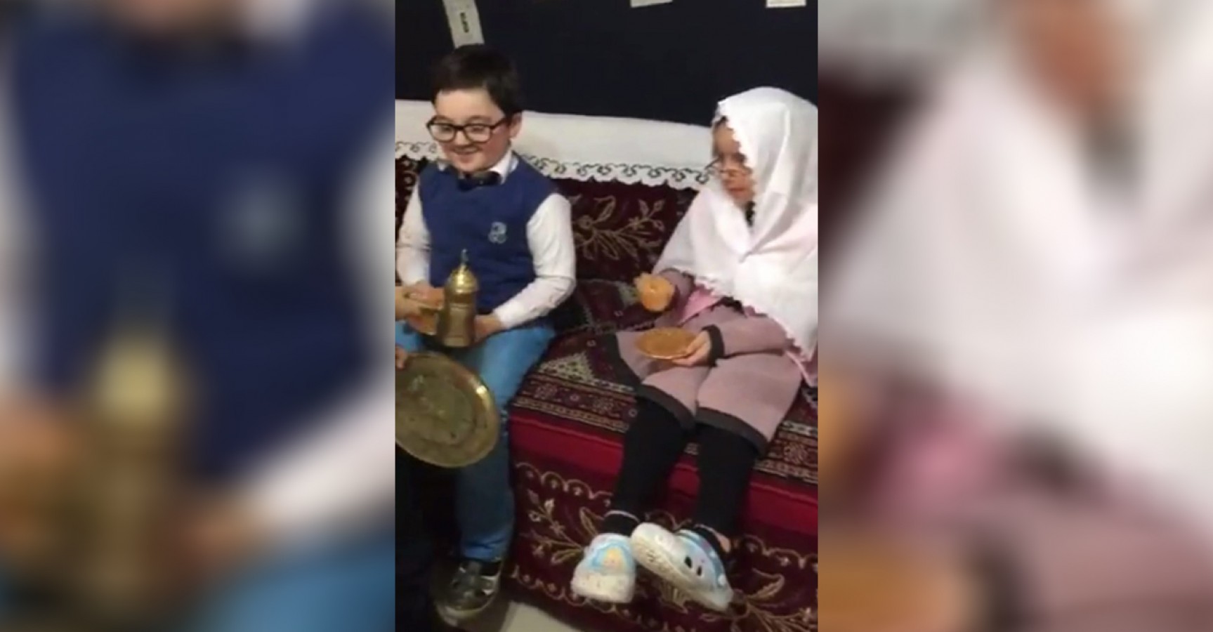 Yaşlılar Haftası'nda Urfalı miniklerden anlamlı etkinlik