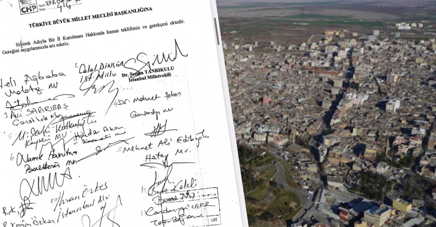 "Siverek İl olsun" talebine CHP'li vekilden hem hatırlatma hem destek
