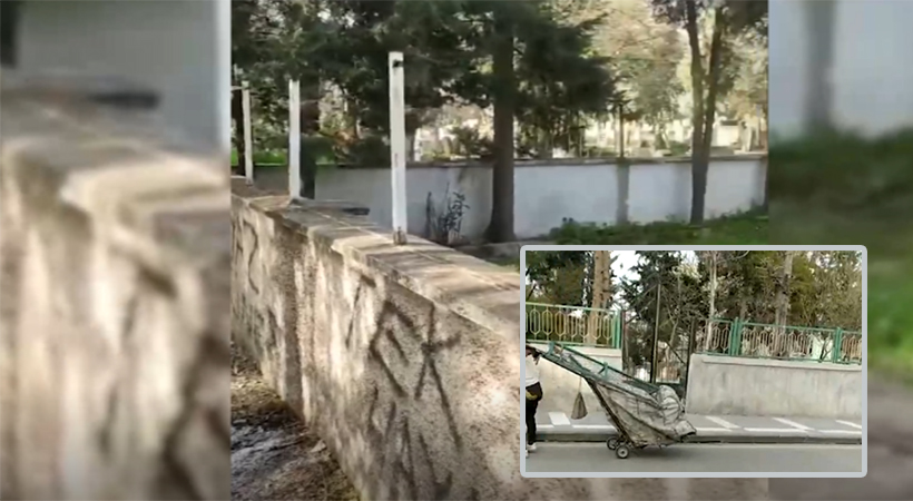 Mezarlıkların demir korkuluklarını çaldılar