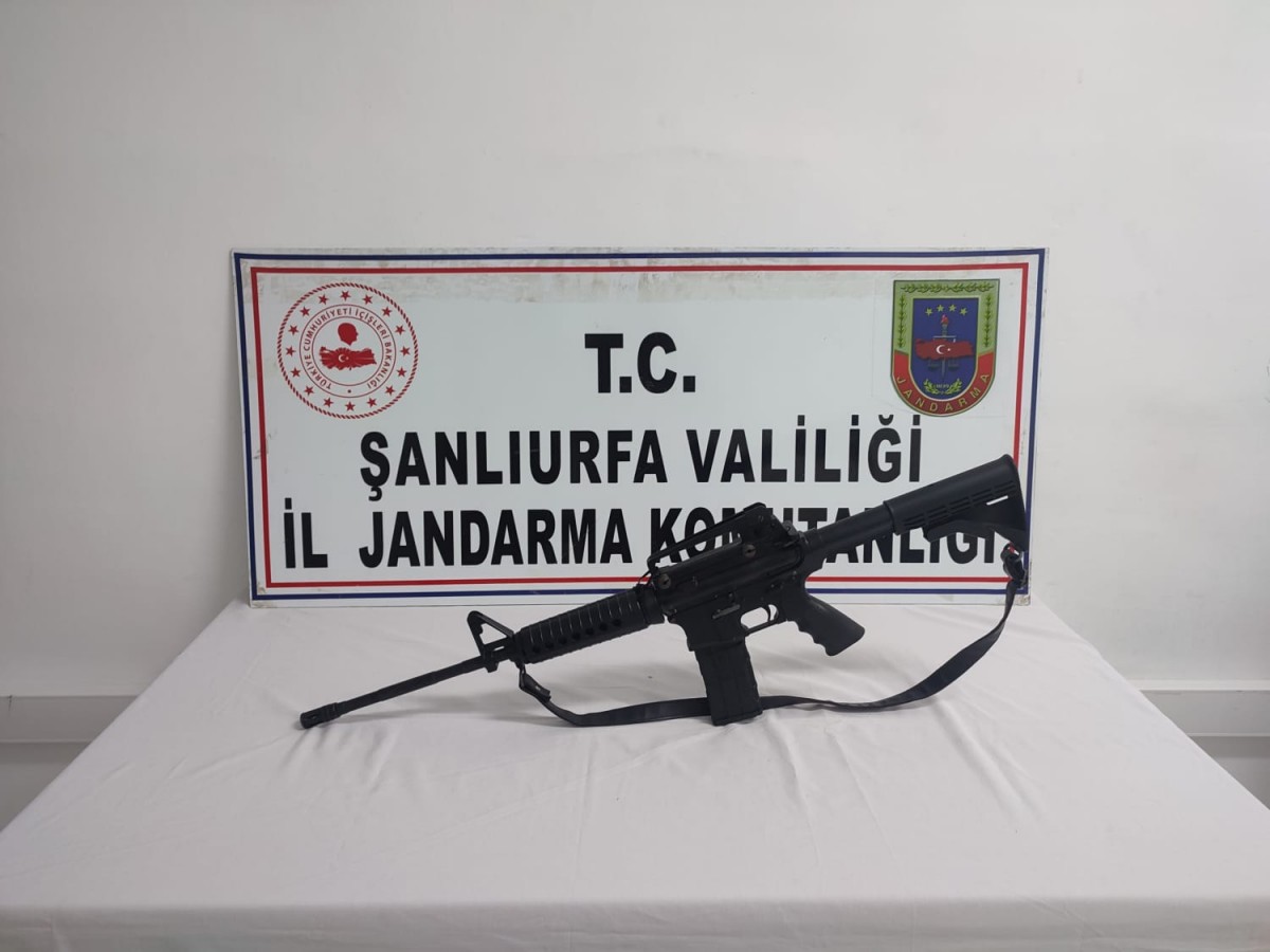 Suruç'ta uzun namlulu silah ele geçirildi