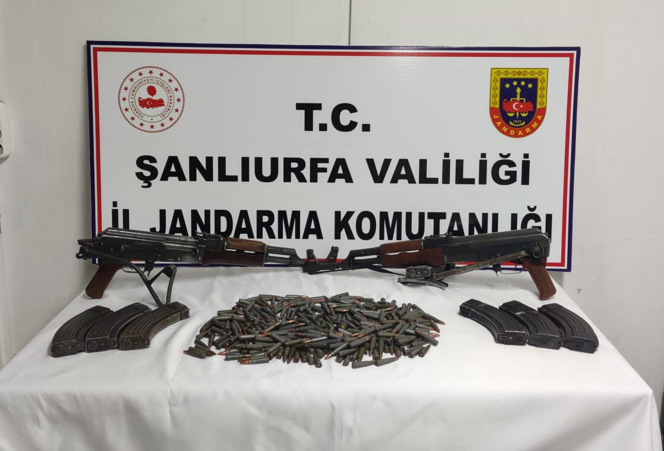 Siverek'teki evden cephanelik çıktı