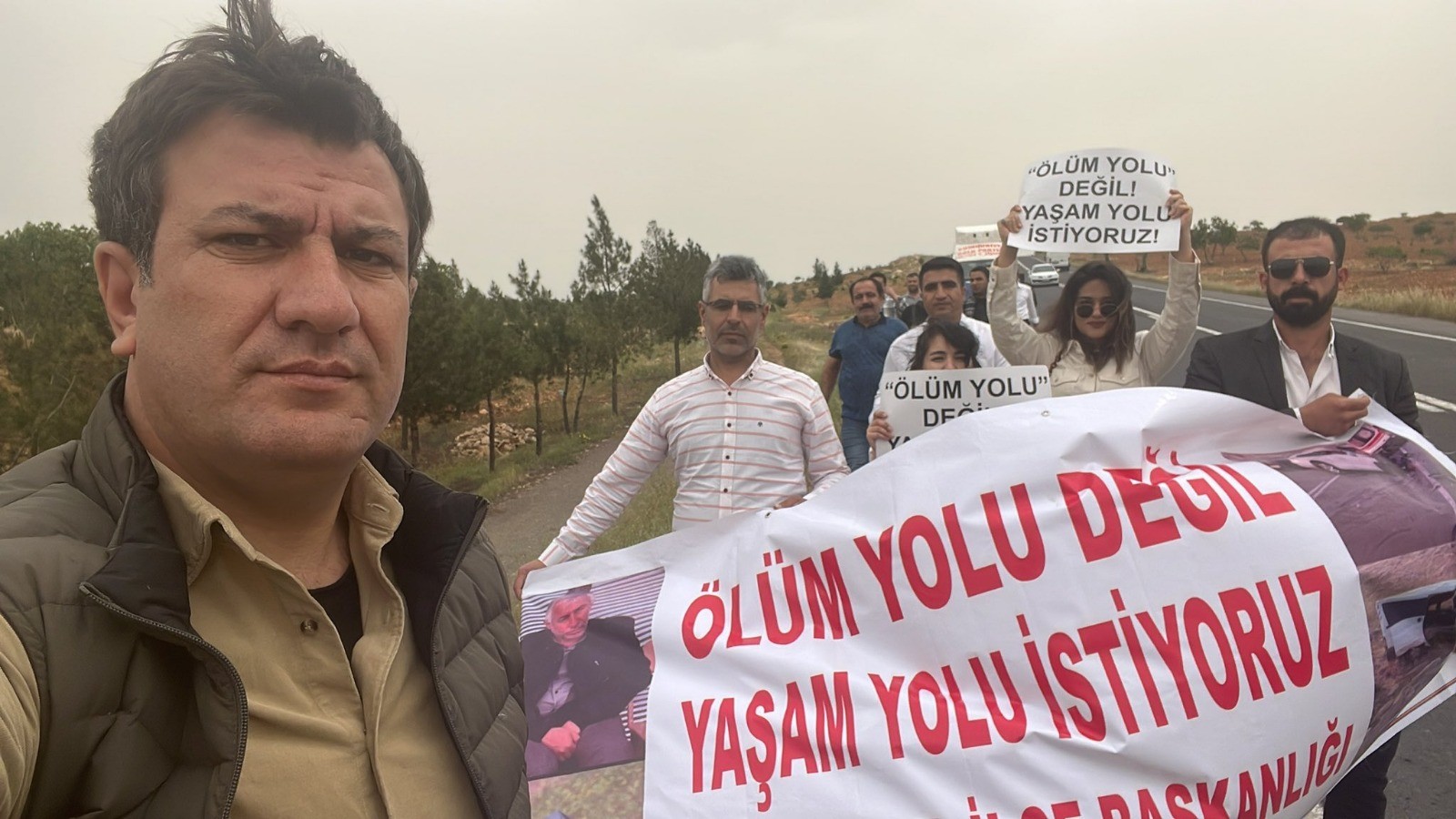 ‘Ölüm yolu’ndaki kazalara dikkat çekmek için CHP'den yürüyüş
