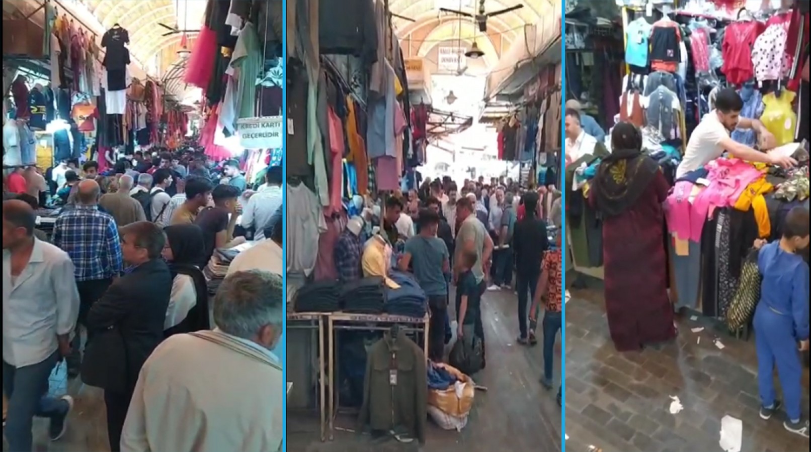 Urfa’da tarihi çarşılarda bayram yoğunluğu
