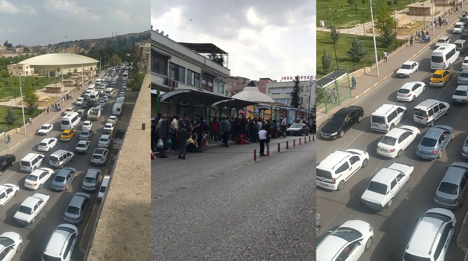 Şanlıurfa'da trafik yoğunluğu isyan ettirdi!