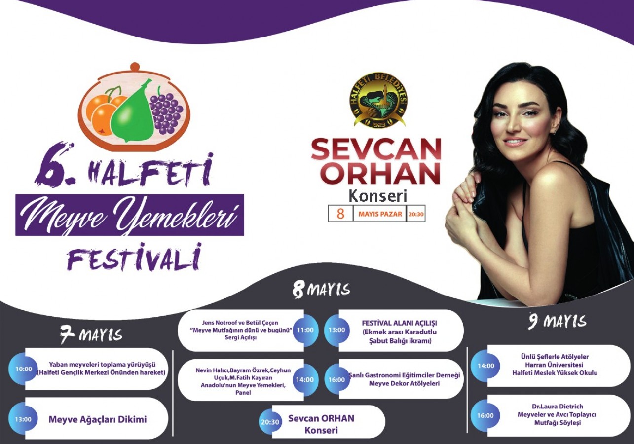 Halfeti’de ‘meyve yemekleri’ festivali düzenlenecek