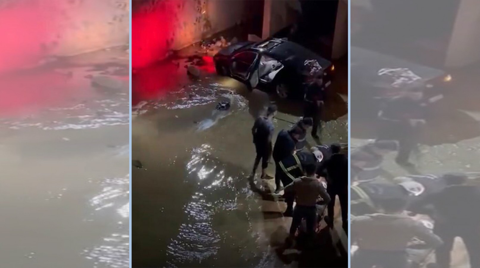 Karaköprü’de çakar lambalı otomobil dereye uçtu! 3 yaralı