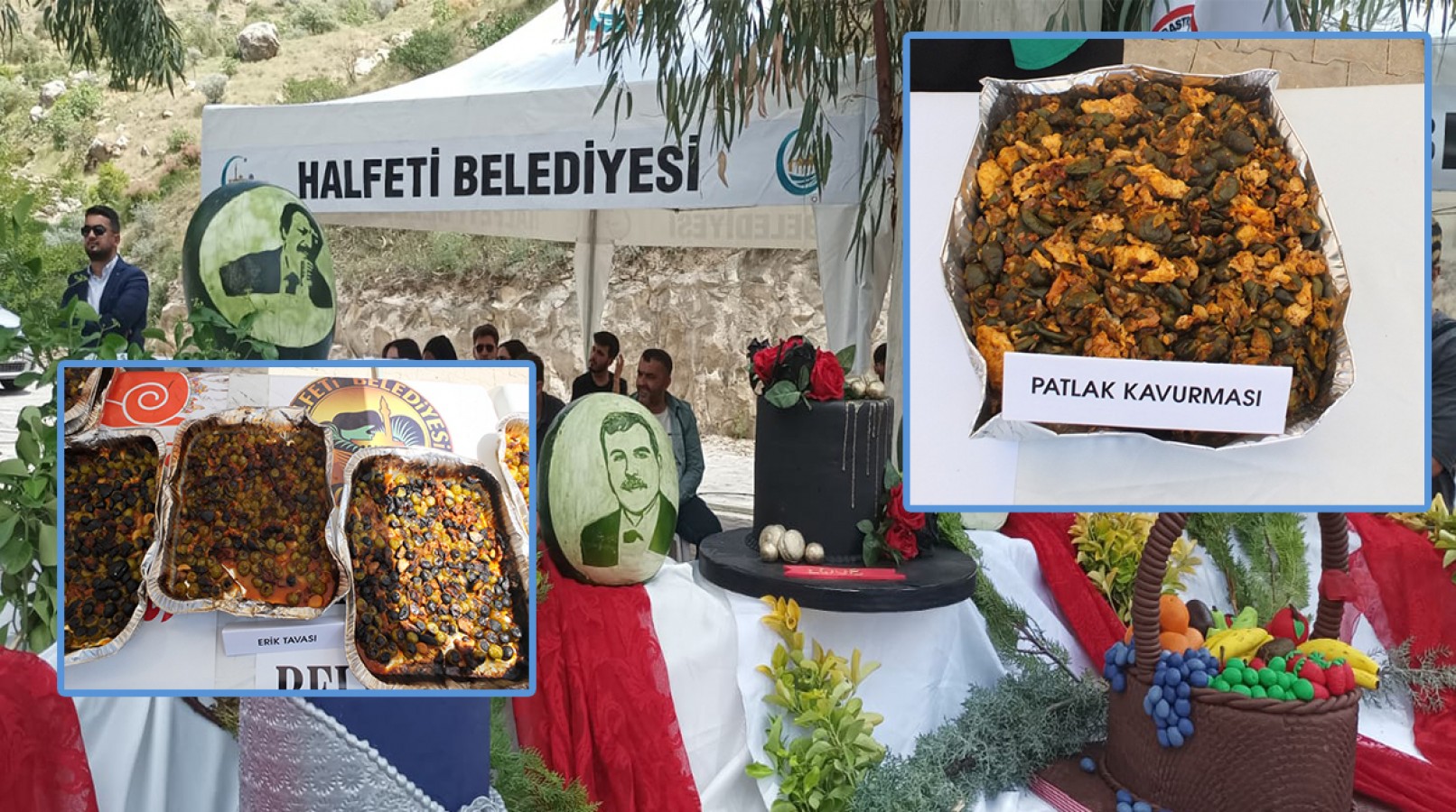 Halfeti meyve yemekleriyle şenlendi