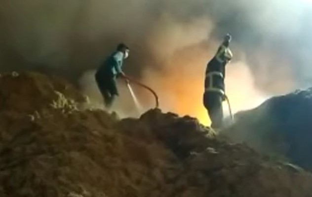 Şanlıurfa’da pamuk fabrikasında yangın çıktı